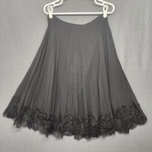 Victoria's Secret Skirt Womens 10 Black Witchy Goth Whimsygoth Fairy Grunge Y2K